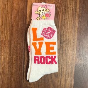 Love Rock Crew Socks